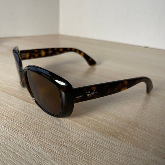 Ray-Ban JACKIE OHH RB4101 710 Cat Eye Tortoise Shell Italy FRAMES ONLY - Picture 3 of 8